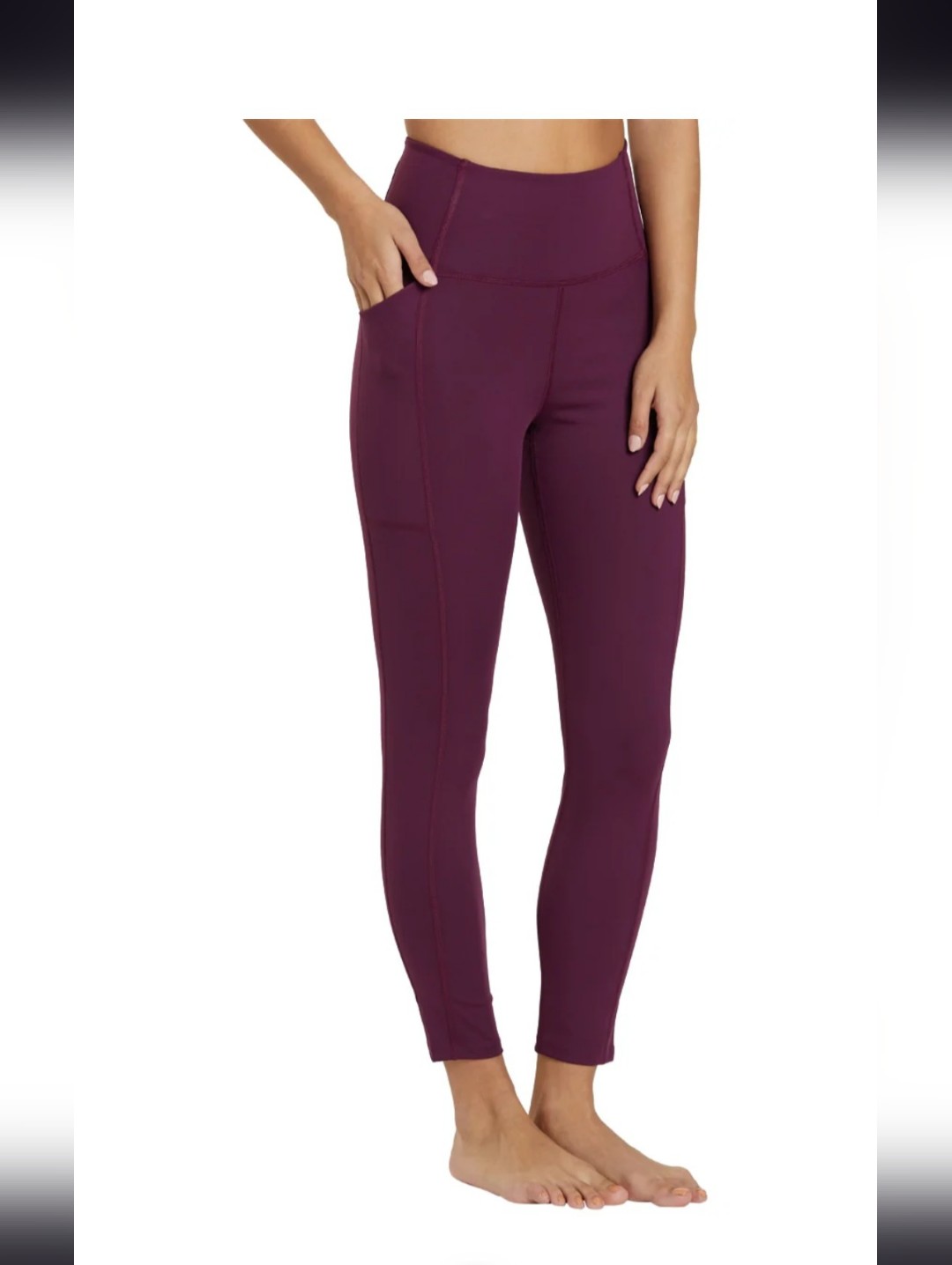 Girlfriend Collective Compressive Legging Plum Medium Dopamine Active Workout